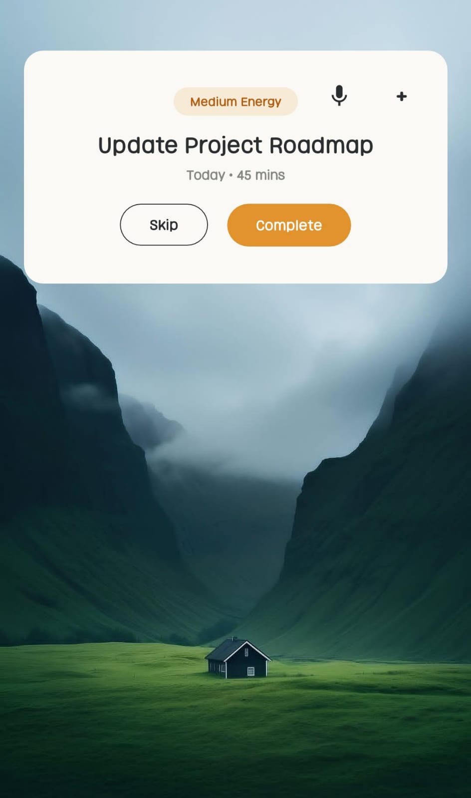 Widget UI
